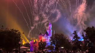 Disneyland fireworks mostwonderfulofthedaydisneyland disneyparks fireworks disney castlelight [upl. by Secundas256]