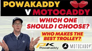 The Ultimate Electric Trolley Showdown Powakaddy VS Motocaddy [upl. by Eceinal]