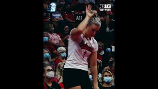 No 8  Nebraskas Nicklin Hames  Top 20 Big Ten Volleyball Players of the 2022 Season [upl. by Shana]