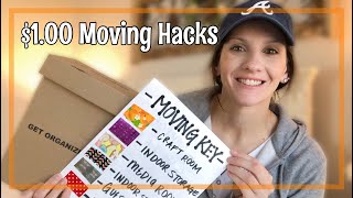 DOLLAR TREE HAUL  MOVING HACKS  DAY ONE DIY KIT [upl. by Eromle358]