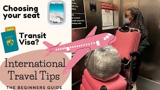 INTERNATIONAL TRAVEL TIPS  A beginners guide to booking and flying internationally [upl. by Shaine406]