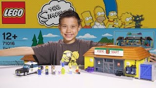 The KWIKEMART  LEGO SIMPSONS Set 71016  Timelapse Build Unboxing amp Review [upl. by Yusuk637]