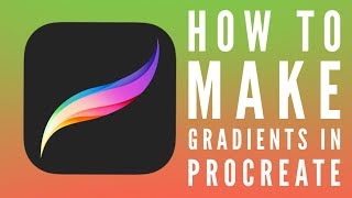 How to make Gradients in Procreate [upl. by Anelra]