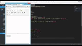 bootstrap 3 summernote js codemirror js WISWIG and code editor integration 720p [upl. by Siloa]