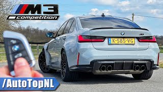 BMW M3 G80 Competition REVIEW on AUTOBAHN by AutoTopNL [upl. by Ney]