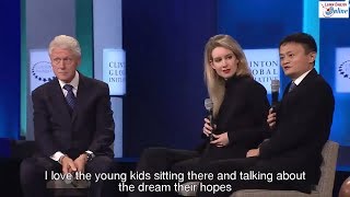 Learn English with President Clinton and Billionaire Jack Ma Talk Show  English Subtitles [upl. by Adamski583]