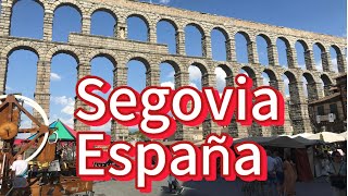 Segovia España el acueducto romano la catedral y más 🇨🇺🇫🇷 [upl. by Rosenblatt950]