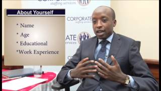 Answer Tell Me About Yourself Job Interview Question Kenya [upl. by Koran]