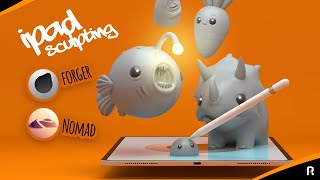 เรียนปั้น 3D ใน Ipad Forger Nomad [upl. by Gschu253]