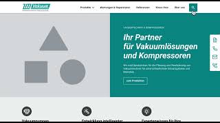 Prototyp der Website für ZM Vakuum Desktop [upl. by Swaine]