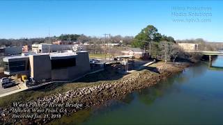 WEST POINT GA  RIVERBRIDGE AERIAL [upl. by Jimmy888]