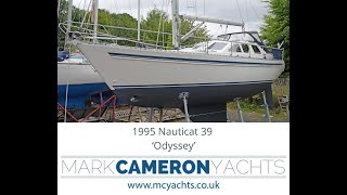 1995 Nauticat 39  ODYSSEY  Pilot House cruising yacht for sale with Mark Cameron Yachts [upl. by Aneeg]