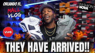 ITS THAT TIME SNEAKER SHOPPING IN ORLANDO JORDAN 4 amp OLYMPIC 6S HAVE ARRIVED VLOG FT FASHIONNOVA [upl. by Leuname]