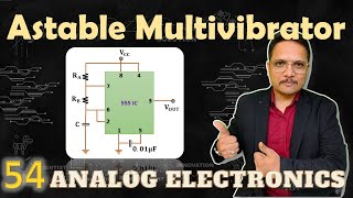 Astable Multivibrator using 555 timer IC Basics Circuit Working amp Waveforms Explained [upl. by Lohman]