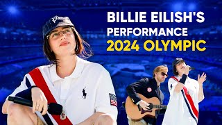 Billie Eilish Stuns Crowd At 2024 Olympic Closing Ceremony With Unforgettable Performance [upl. by Cnahc322]