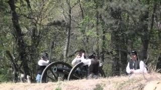 Reenactment at Endview Plantation Newport News Virginia [upl. by Elatnahs245]