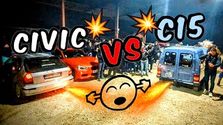 💥 CIVIC VS C15 💥 [upl. by Sang]