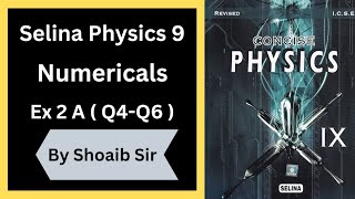 Class 9  Selina Concise  Motion in one Dimension  Ex 2 A  ICSE  Physics [upl. by Ahsitan]