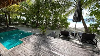 Kandolhu Beach Villa Room Tour [upl. by Fowkes]