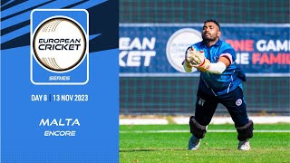 🔴 ECS Malta Encore 2023  Day 8  T10 Live Cricket  European Cricket [upl. by Frear306]