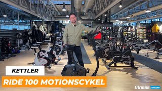 Kettler Ride 100 Motionscykel  Fitnessshoppen [upl. by Asilam]