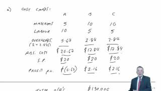 CIMA P2 Activity Based Costing amp Activity Based Management [upl. by Etnaid]