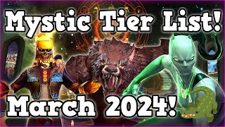 Mystic Tier List for March 2024 Marvel Contest of Champions [upl. by Rose]