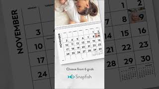 Personalised Wall Calendars from Snapfish [upl. by Ayekahs]