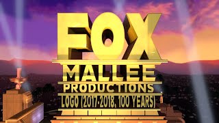 Fox Mallee Productions logo 20172018 100 Years [upl. by Necyrb]