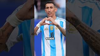 Ángel Di María Retires from International Football After Another Argentina Cup Win shorts [upl. by Dnomzed]