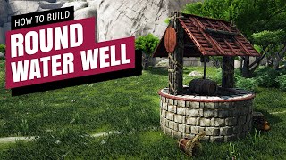 How To Build A Round Water Well  ARK Survival Evolved [upl. by Abeu]