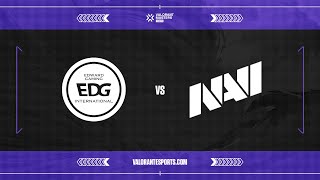 EDG vs NAVI  VALORANTMasters  Fase de Grupos Día 3  Mapa 2  VALORANT [upl. by Call]