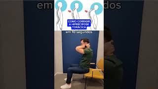 EXERCÍCIO CORRETIVO DA POSTURA de Hipercifose Torácica colunavertebral dornascostas fisioterapia [upl. by Verile]