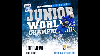 BIH  LUX 2024 IIHF ICE HOCKEY U20 WORLD CHAMPIONSHIP DIVISION III GROUP B [upl. by Wilkins715]