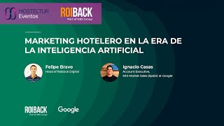 Webinar Marketing hotelero en la era de la inteligencia artificial [upl. by Ennasus]