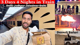 3 Nights 4 Days in Train  Train Journey across Rajasthan amp Thar Desert [upl. by Sabine]