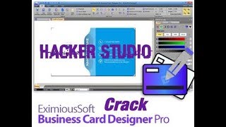 EximiousSoft Business Card Designer Crack  Hacker Studio 20 [upl. by Anaitit]