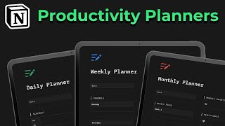 3 Notion Productivity Planners To Increase Your Focus [upl. by Francklyn]