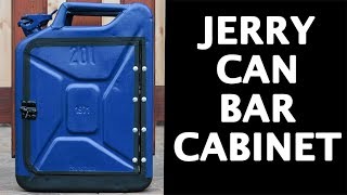 DIY JERRY CAN BAR CABINET BEER HOLDER [upl. by Giorgio146]