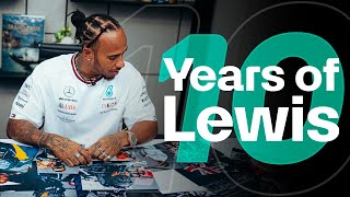 Lewis Hamilton Reacts to Iconic Moments From 10 Years With Mercedes [upl. by Nilesoj858]