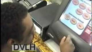 Beetlejuice ordering food with a video menu at Wawa [upl. by Llehcnom]