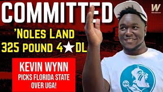 BREAKING NEWS FSU Football gets COMMITMENT from 4 ⭐️ DL Kevin Wynn  FSU Recruiting  Warchant TV [upl. by Ayarahs]