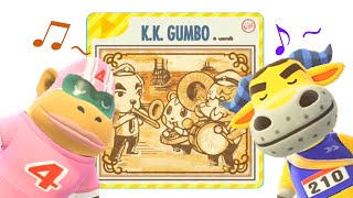 Villagers Singing KK Gumbo Together  Animal Crossing  New Horizons [upl. by Esinyt]