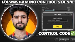 2024 LOLZZZ GAMING SENSITIVITY CODE  LOLZZZ GAMING CONTROL CODE  lolzzzgaming 3 FINGER [upl. by Draw]