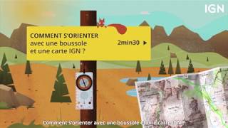 Comment sorienter avec une boussole et une carte IGN [upl. by Eirrem]