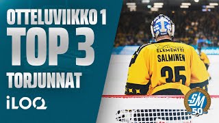 TOP 3torjunnat  Otteluviikko 1  2425 [upl. by Hsaniva]