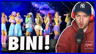 BINI  Salamin Salamin at Ogieke2Reimagined Performance Fancam REACTION [upl. by Ednutey]