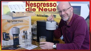 Nespresso Vertuo Next Kaffeekapselmaschine  Unboxing amp erste Tasse Kaffee  Kaffeemaschine Review [upl. by Elok]