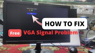 How To Fix Samsung Monitor S19C170B VGA Signal Problem 2023  Created by Afjal Hossain [upl. by Lisab]