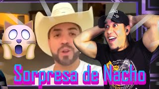 NACHO SORPRENDE A SU IMITADOR 😲 YO ME LLAMO NACHO 20212022 REACCION EL CHAMO DE LAS MIL VOCES [upl. by Anairda]